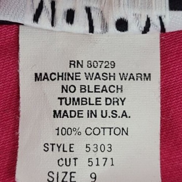 MDM Junior/Women's (9) Pink Denim High Rise 5 pocket Cotton Shorts Barbie - Picture 8 of 8